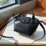 Longchamp Leather Sling Bag for Modern Elegance